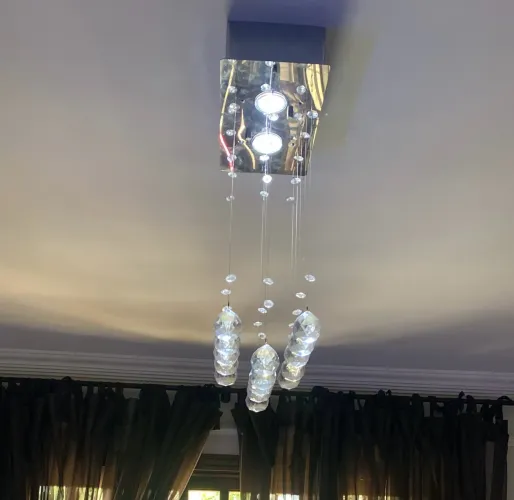 Lustre/plafon de cristais