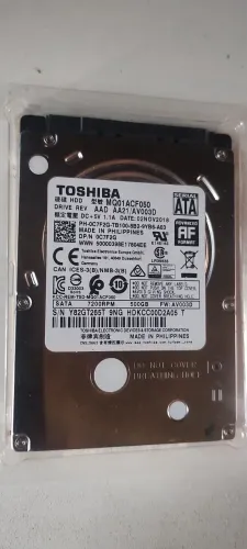 HD Notebook Toshiba 500 GB
