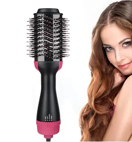 Escova Secadora 4 Em 1 Profissional 1200w Seca Alisa Modela Cabelo z1472