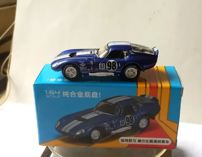 Miniatura Carro Antigo Shelby Daytona #98 1:64 Metal