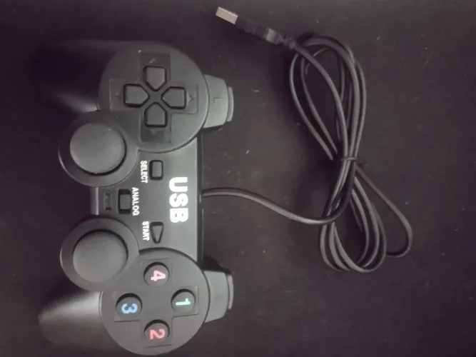 Controle vídeo game USB compatível com pc