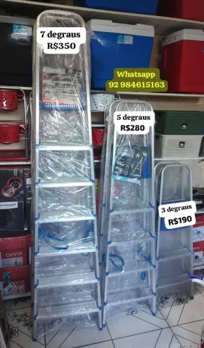 ESCADAS DE ALUMÍNIO 
