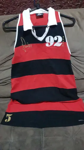 Vestido retrô torcedora Fla