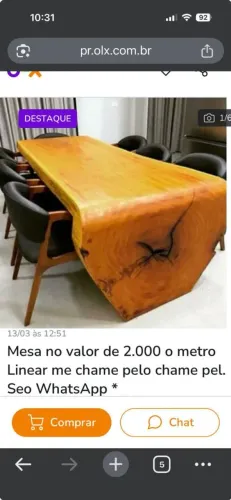Conjunto de mesa de jantar.com 8 cadeiras poltronas.mesa retangular.