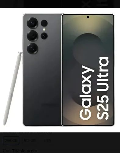Samsung s25 ultra praticamente zero 1 semana de uso