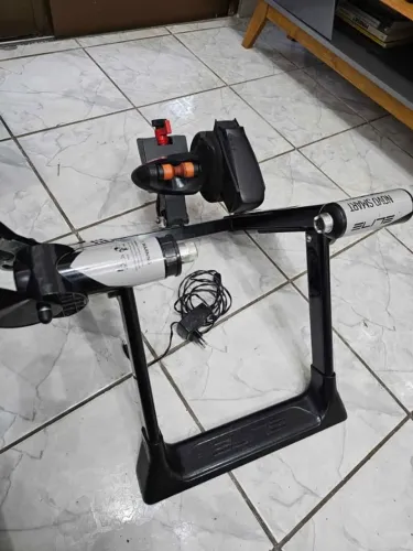 Rolo de treino interativo Elite NOVO Smart (Rouvy, Mywhoosh, Zwift etc..) + Roda de treino