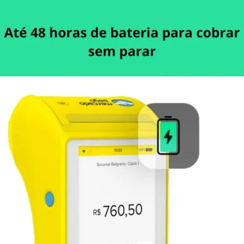 Maquina de Cartão Mercado Pago Pro 3 com Internet e Comprovante