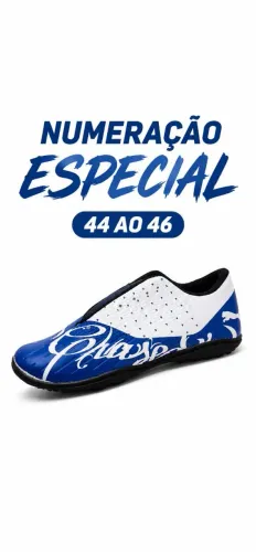 Chuteira Society Unissex Numeração Especial