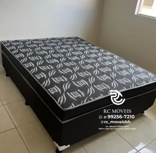 Cama Box Casal com Colchão D33 - Conforto e Sustentação