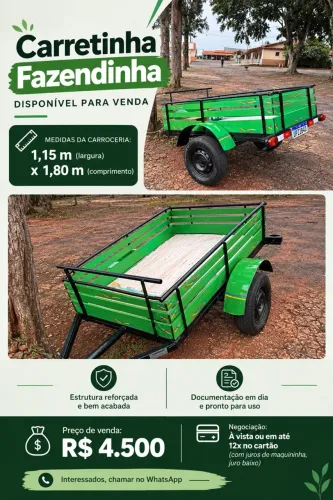 Carretinha fazendinha