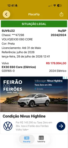 Volvo EX30 E60 Plus (elétrico) 2024