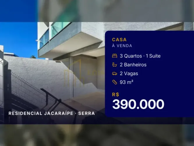 Casa Pronta para Morar no Residencial Jacaraípe com Suíte e Varanda