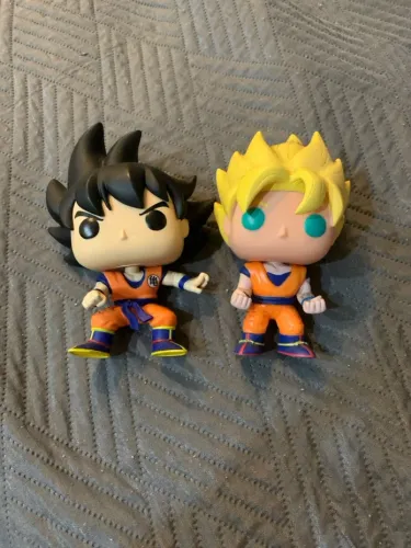 Bonecos Funko Pop! Goku e Goku super sayajin