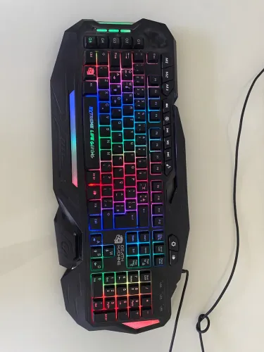 Teclado Gamer ELG Death Machine (Macro / Anti-Ghosting / RGB) - Excelente Estado