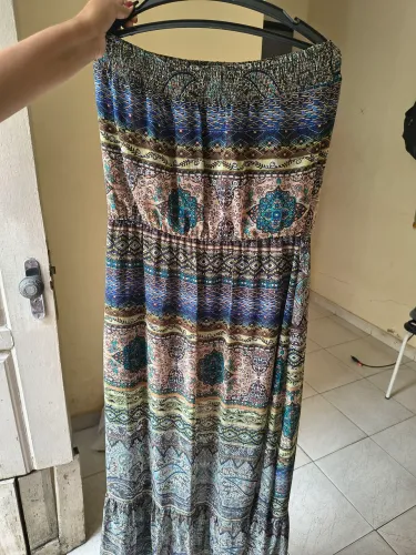 Vestido longo tomara que caia 