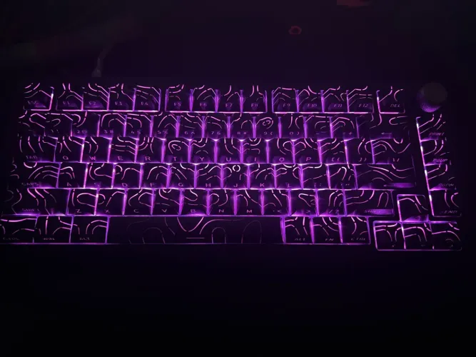 Keycaps Topógraficas