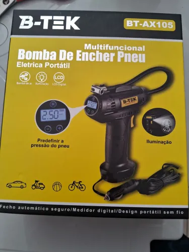 Bomba de Encher Pneus B-TEK BT-AX105