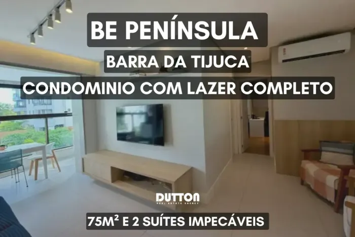 Imóvel para venda possui 75 metros quadrados com 2 quartos em Barra da Tijuca - Rio de Jan