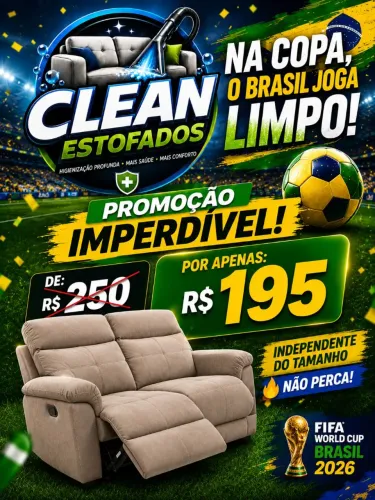 Limpeza de sofá