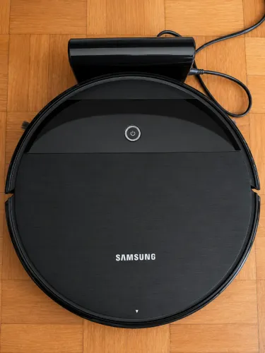 Robô Aspirador 2 em 1 Samsung Preto: Aspira e Passa Pano WiFi