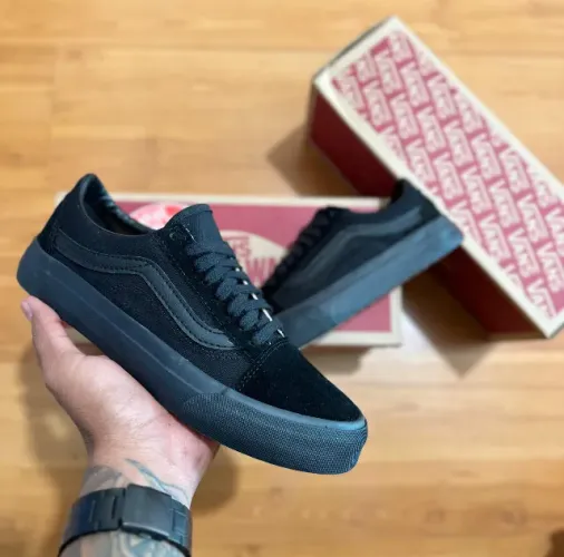 Tênis Unissex Esportivo Vans Old Skoo All Black Disponível 34 AO 43 Premium
