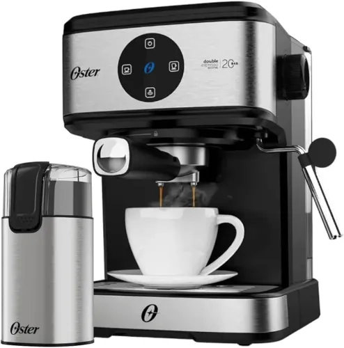 Cafeteira Oster 20 bar + Moedor
