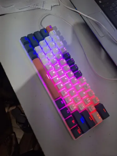 Teclado gamer k500 e mouse gamer shark x3