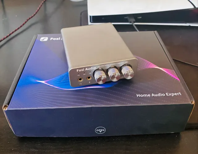 DAC USB Gamer Fosi K5 Pro - Para PC e PS5/PS4