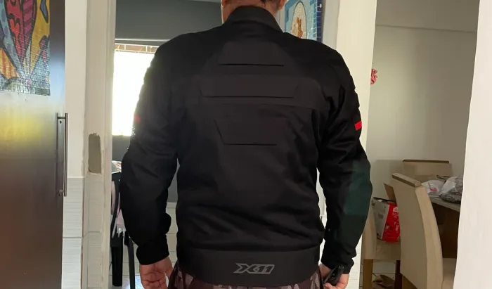 Casaco com proteção para moto