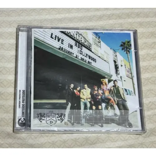CD Live in Hollywood RBD Original Lacrado