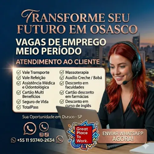 Assistente de Atendimento ao Cliente - Meio Período