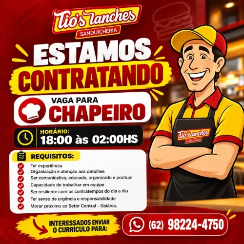 CHAPEIRO - TIOS LANCHES 