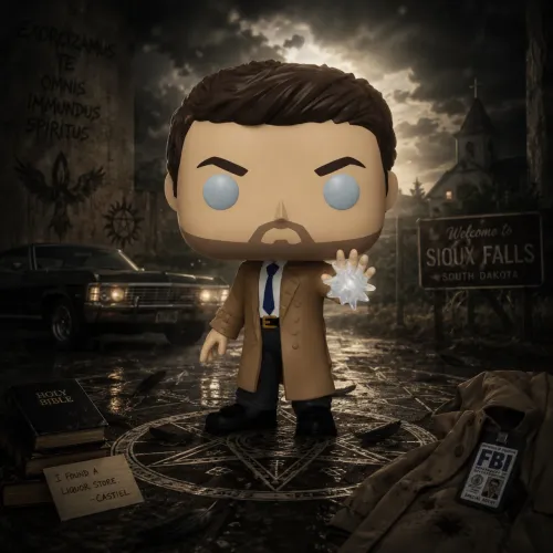 FUNKO POP CASTIEL 1840 - NOVO (ORIGINAL FUNKO) GLOW IN THE DARK