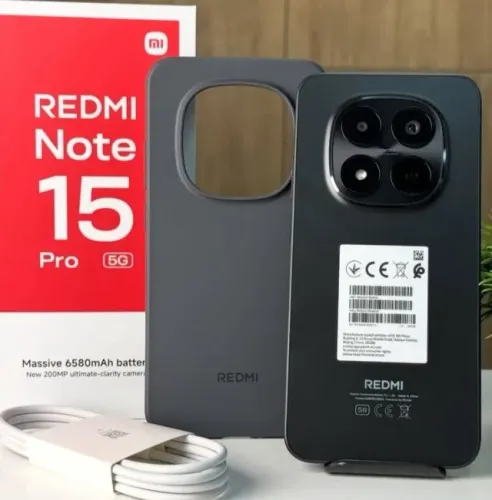 Xiaomi Redmi Note 15 Pro 5G 512GB 8GB Armazenamento Ampliado com Alto Desempenho
