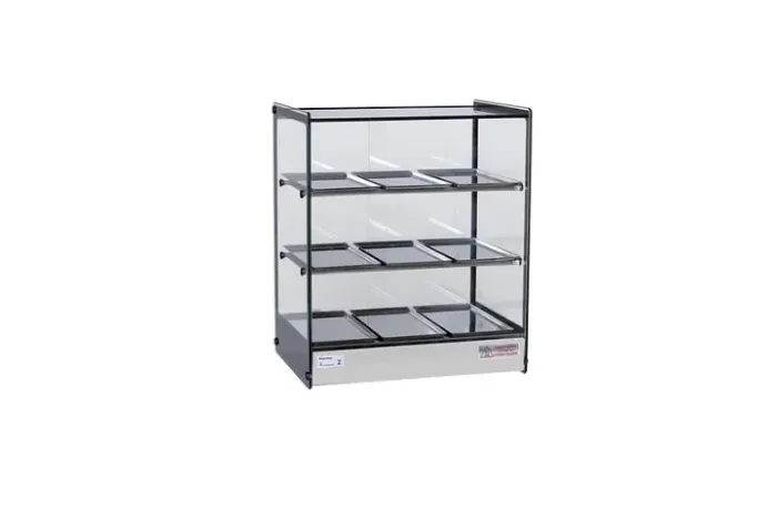 Estufa Quente Vidro Reto 9 bandejas Tripla - Linha EVR Tower Tita