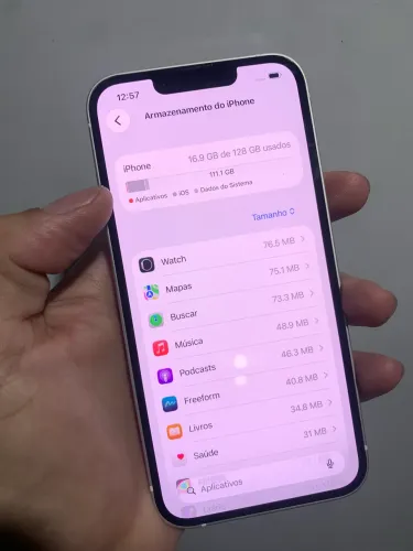 iPhone 13 128gb semi nova 0 marca de uso