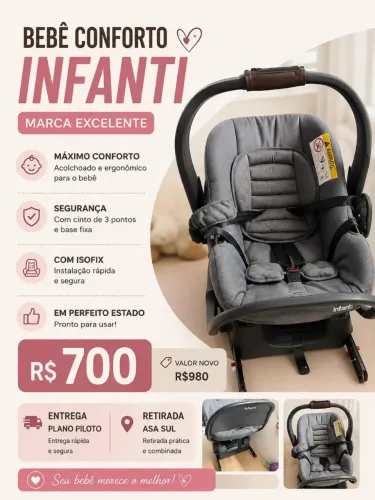 Vendo bebê conforto