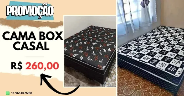 cama box casal (promoção)