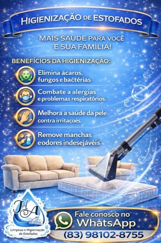 Higienização de Estofados