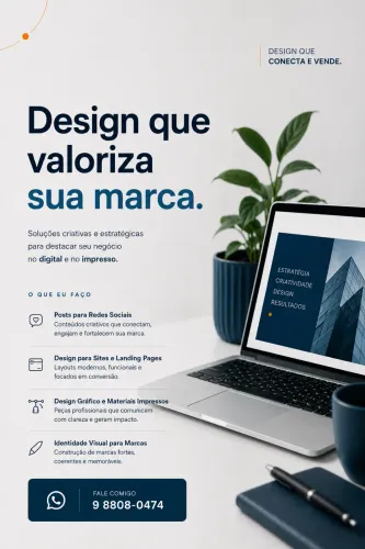 Designer Gráfico | Social Media | Design para Sites e Landing Pages
