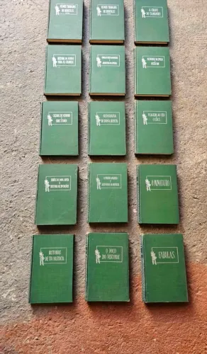Kit 15 livros históricos Monteiro Lobato em capa dura em perfeitas condições (Novo)