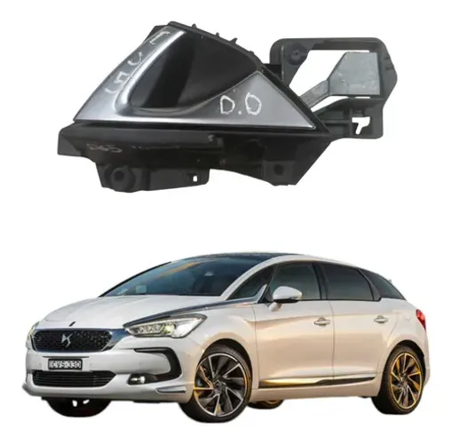 Maçaneta Interna Porta Dianteira Direita Citroën Ds5 13 A 17 Preto Dianteira