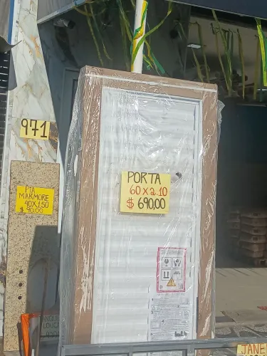 Porta alumínio branca