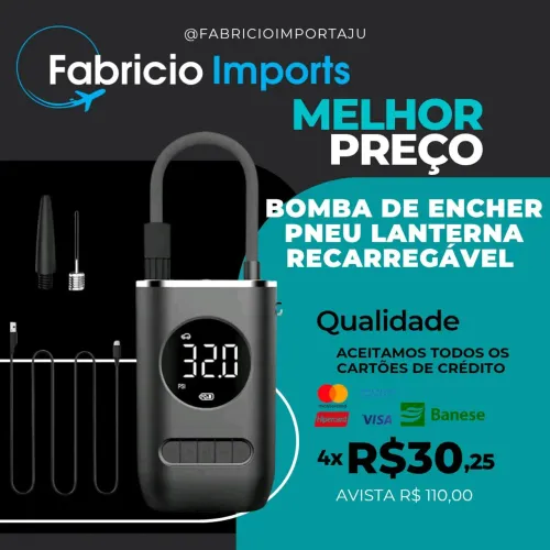 BOMBA DE ENCHER PNEU
