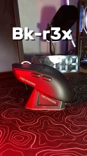 Mouse sem fio Fire Phoenix bk r3x