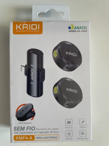 Microfone de Lapela redondo  Kaidi 