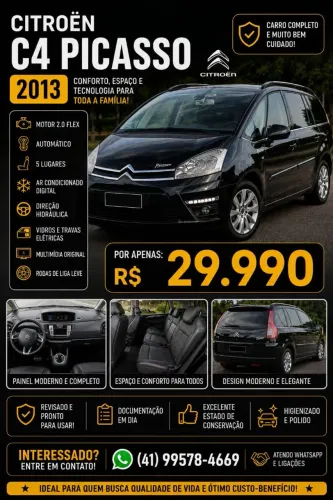 Citroen C4 Picasso/pic. LA Luna 2.0 16V Aut. 2013