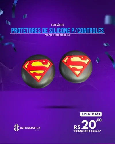 ACESSÓRIO PROTETORES DE SILICONE P/CONTROL