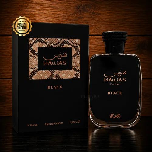 Perfume Hawas Black Original Lacrado 100ml (Temos loja física) 