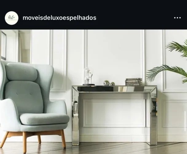 Aparador espelhado ( fabricamos sob medida )